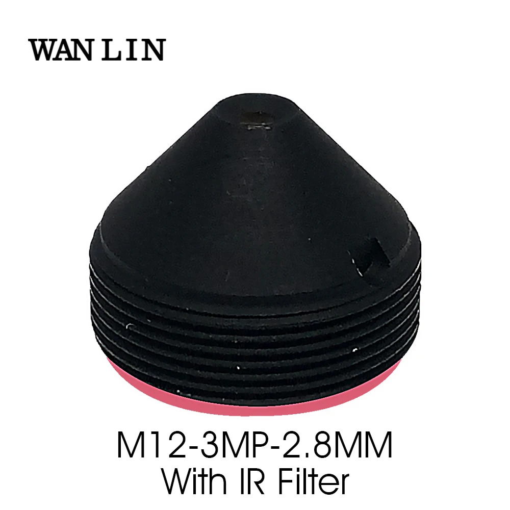 HD 3.0ล้านพิกเซล3MP 2.8มม.เลนส์ Pinhole กับ IR Filter สำหรับกล้องวงจรปิดกล้อง Mount 12*0.5 Iris F2.0 1/2.7 "รูปแบบภาพ