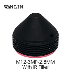 HD 3.0Megapixel 3MP 2.8mm Pinhole Lens with IR Fliter for CCTV Camera Mount 12*0.5 Iris F2.0 1/2.7