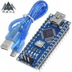 Arduino Nano V3.0 Driver Điều Khiển Với Bộ Nạp Khởi Động Tương Thích Cho Atmega328P Ch340 Nano Mini USB RF Mở Rộng Ban Cáp