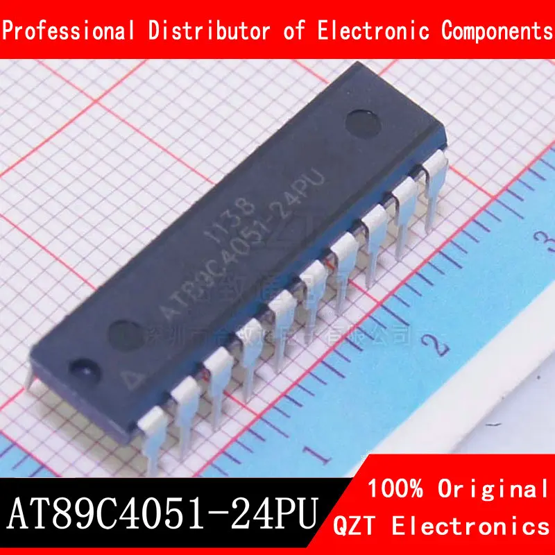 

5pcs/lot AT89C4051-24PU AT89C4051 DIP-20 new and original IC