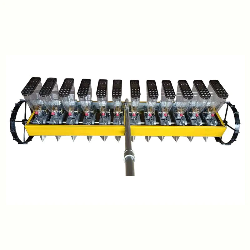 

12 Rows hand-drawn vegetable planter, multi-function cabbage and celery precision seeder, radish seeder