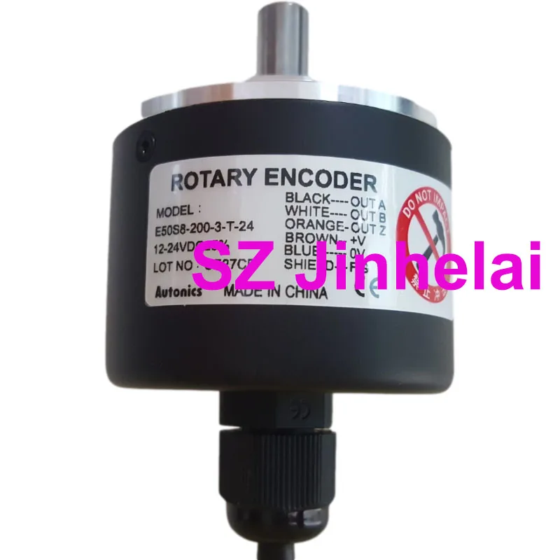 Authentic Original Autonics Incremental Rotary Encoder E50S8-200-3-T-24 E50S8-250-3-T-24 E50S8-300-3-T-24 E50S8-1024-3-T-24