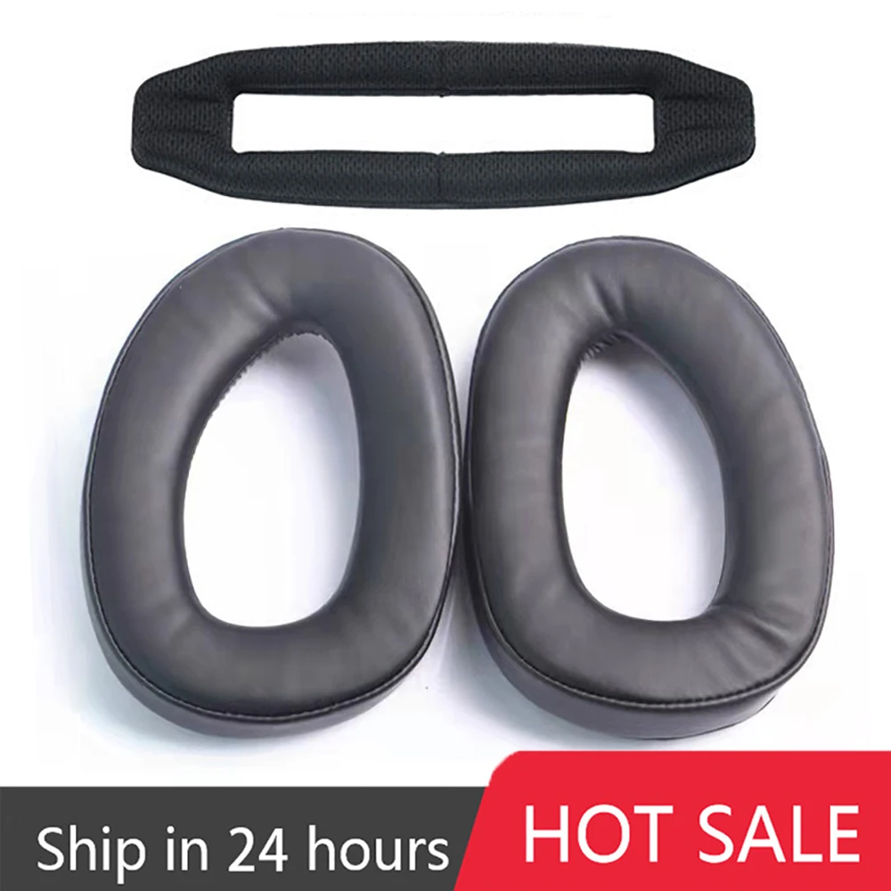 New Earpads Cushions for Sennheiser GSP350 GSP301 GSP302 GSP303 GSP300 GSP370 Ear Pads earmuff cover Replacement Cups