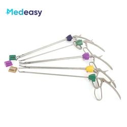 Laparoscopic Surgical Hemolok Clips Applier, Laparoscopy Polymer Clip Applicator Straight/Curved Head