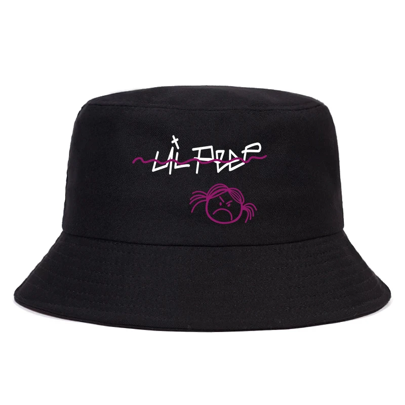 Lil Peep hat Love Lil.Peep Summer Hat Women Men Panama Bucket Cap The Design Flat Visor Sudaderas Cry Baby Fisherman Hat