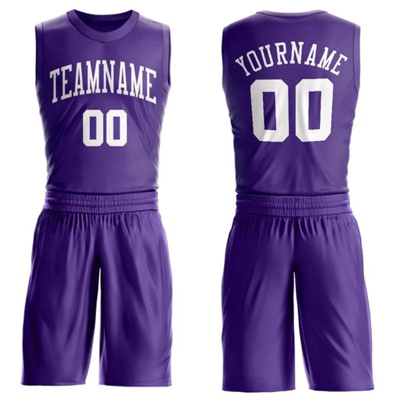 Custom Basketball Jersey and Shorts Sublimation Name/Number Soft Stretch Tank Top Training Athletic Tracksuit for Men/Girl/Child