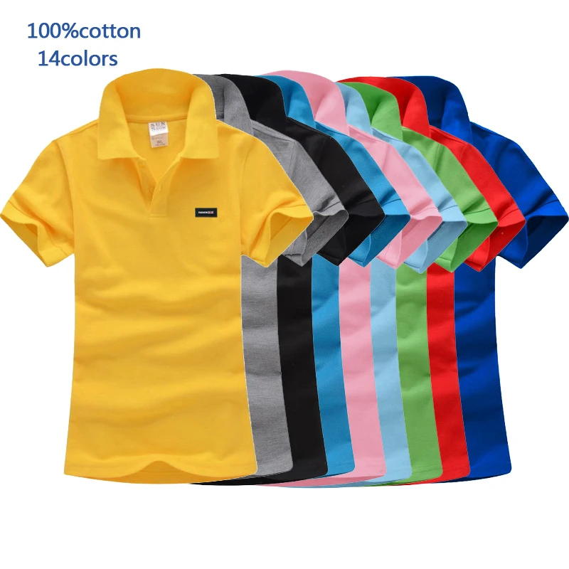 Good quality 2020 Summer Womens Short Sleeve Polos Shirts Casual Womens Tees Cotton Polos Shirts Fashion Lady Clothing S XXL