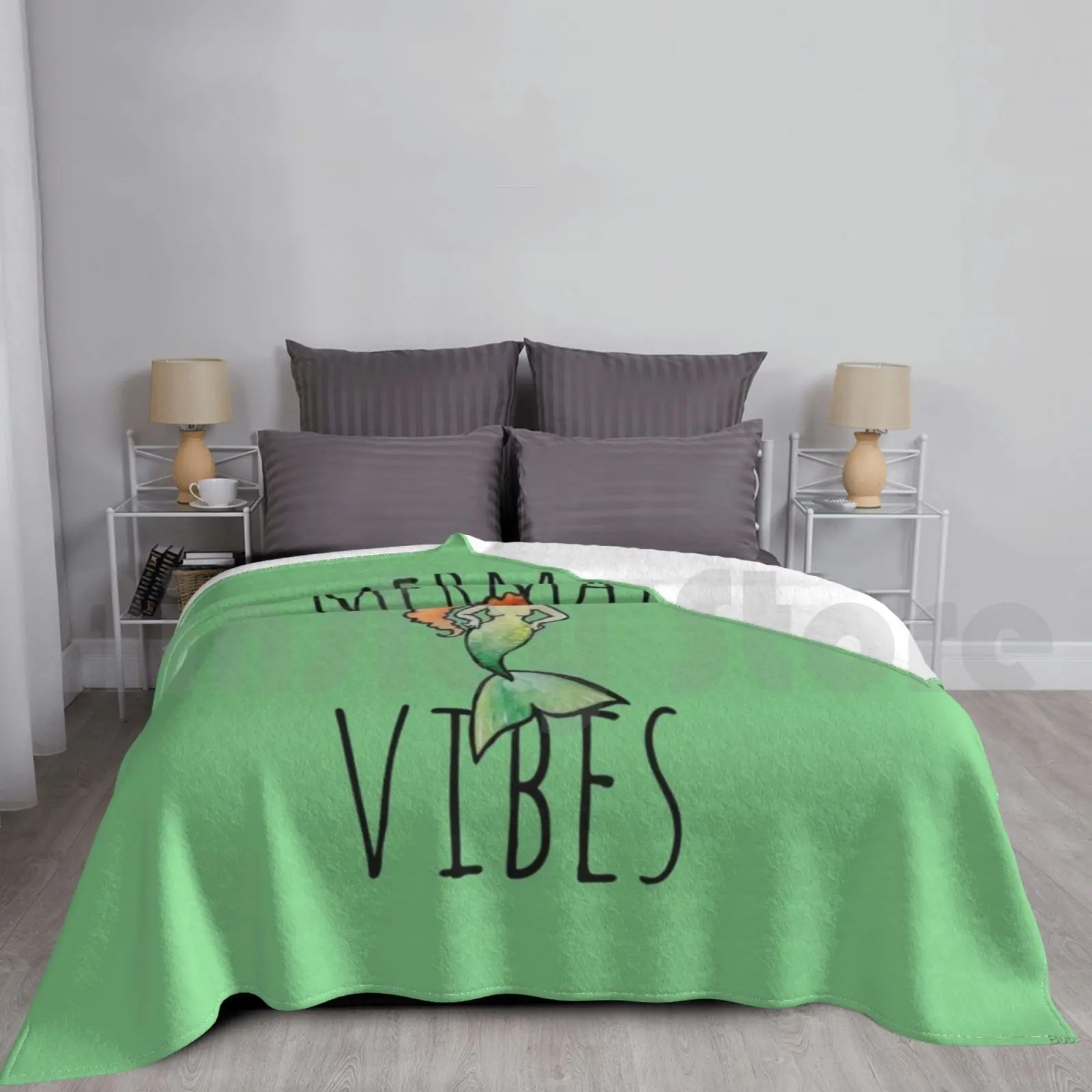 Blanket Mermaid Vibes 1260 Mermaid Vibes Mermaid Mermaids Vibes Cute Summer Legendary Animals