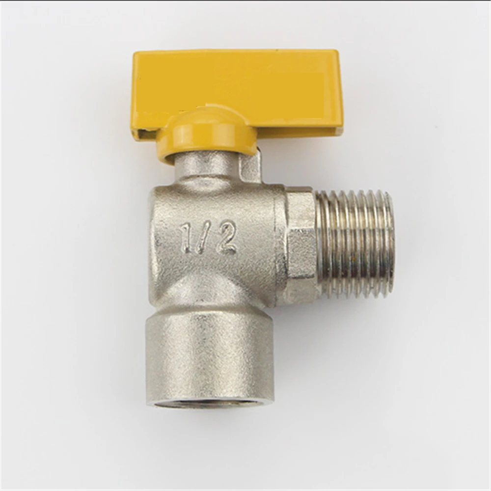 All Copper Inner And Outer Wire Angle Valve Copper Ball Core Large Flow Thickening Internal Thread Gas Triangle Valve