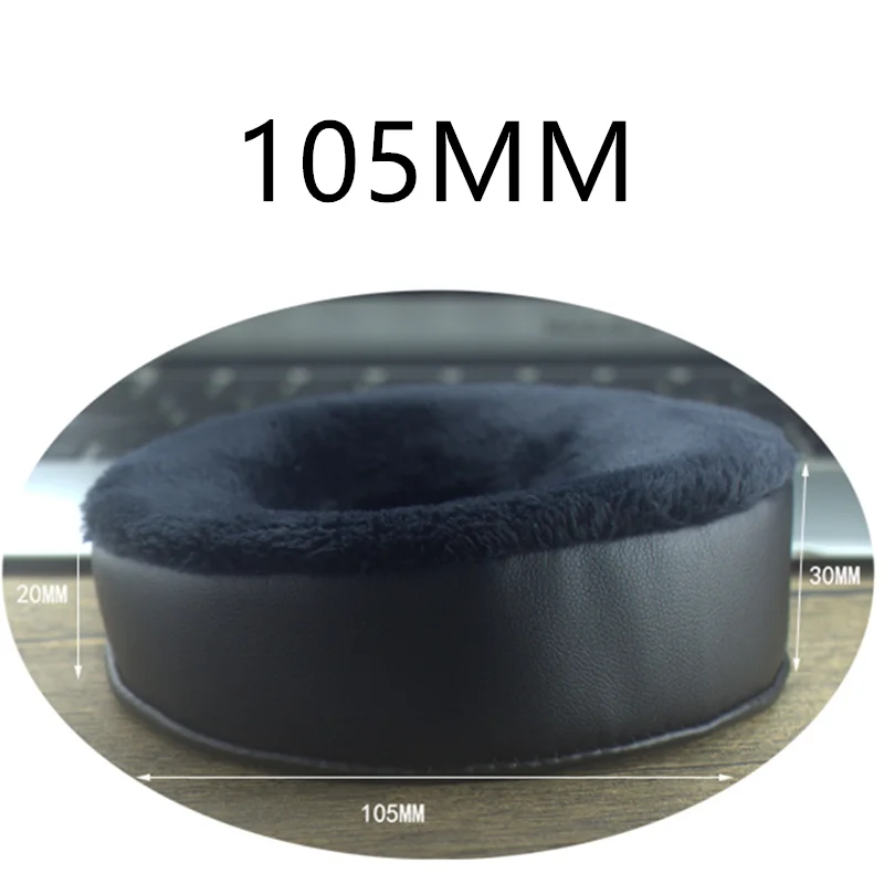 Wkładki do uszu osłona uszu 80MM 85MM 90MM 95MM 100MM 105MM 110MM dla HD668B SR850s HARX700 słuchawki ATH-AD1000X części naprawa gąbek słuchawek
