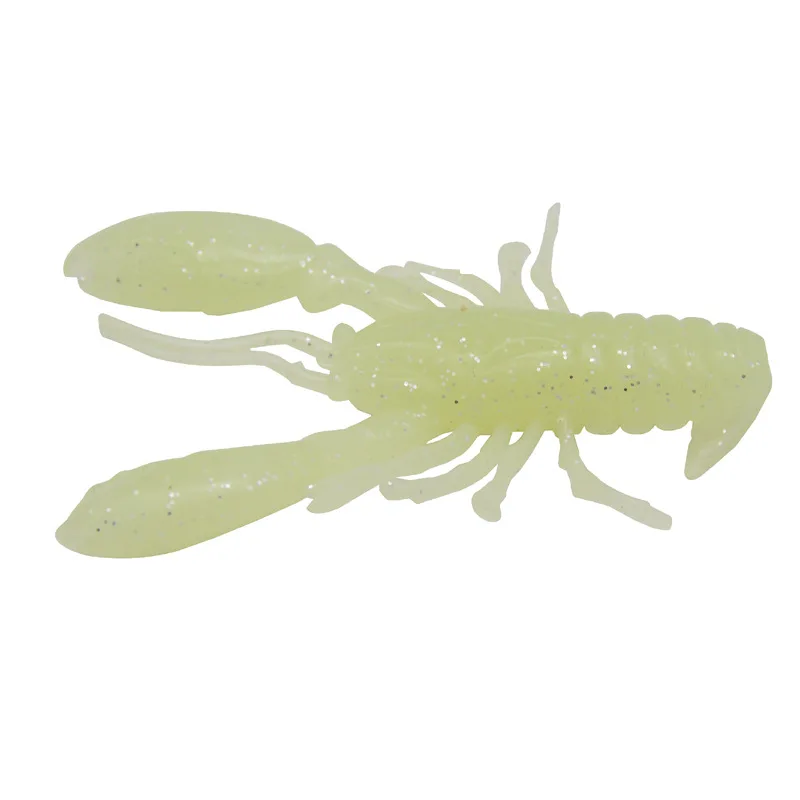 Simulation Hummer Angeln Köder Hohl Spezielle Geformte Garnelen Weichen Köder 9 cm Wurm Künstliche Köder Lot 5 Stück Verkauf – Detail 1
