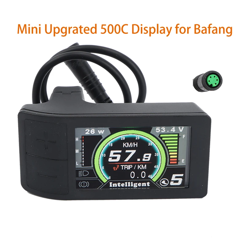 Forbestcy-E-Bike HMI Speedometer Display for Bafang BBS, Mid Drive Motor Kit, Parts of Motorcycle Front Dash Panels, 500C