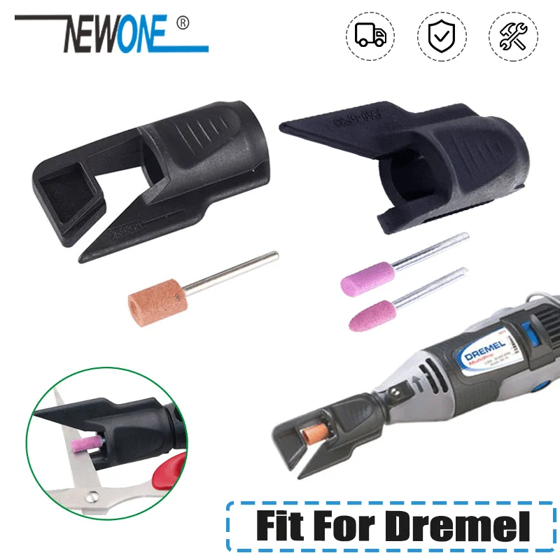 NEWONE Outdoor Garden Tool Sharpener/ Lawn Mower Sharpener Rotary Sharpening Attachment  fits for Dremel Drill