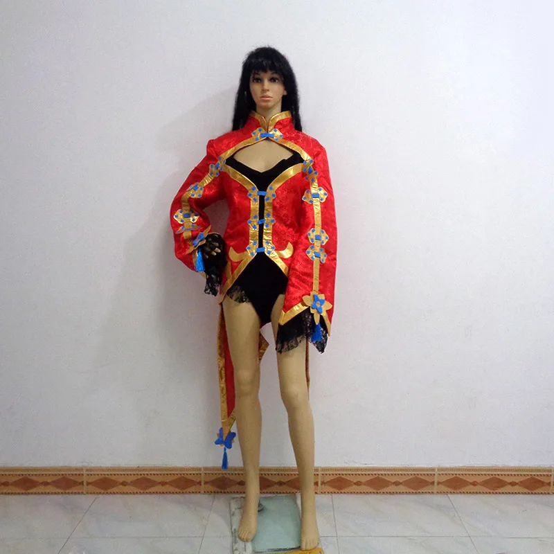 

LOL Ahri the Nine-Tailed Fox New Year Style Christmas Party Halloween Uniform Outfit Cosplay Costume Customize Any Size