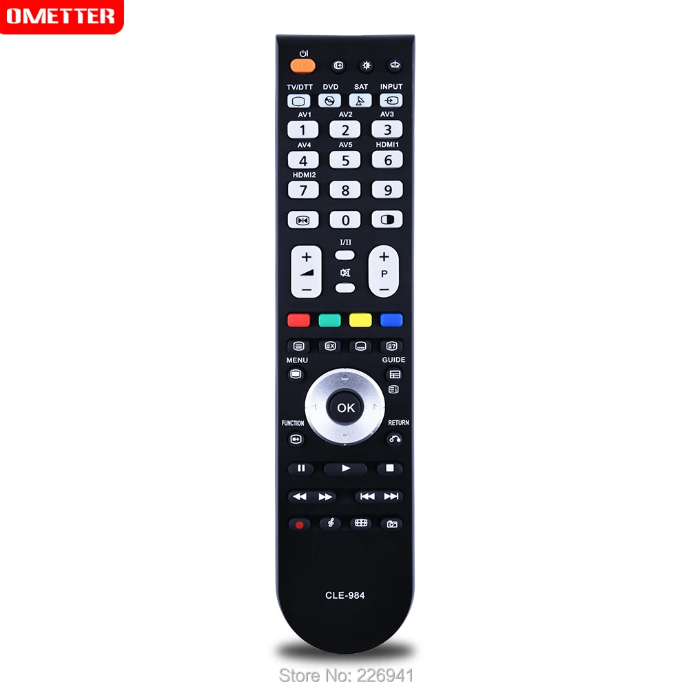 Per Hitachi TV telecomando CLE-984 CLE-984 universale P50T01E P50T01U P42TP01U CLU-4984S CLE-966A P42A202 P50A202 P50A402 LCD