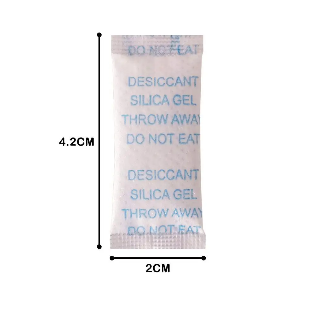 20/50/100 Pack 0.5g Non-Toxic Silica Gel Sachet Desiccant Damp Kitchen Room Living Moisture Dehumidifier Accessorie Absorber Bag