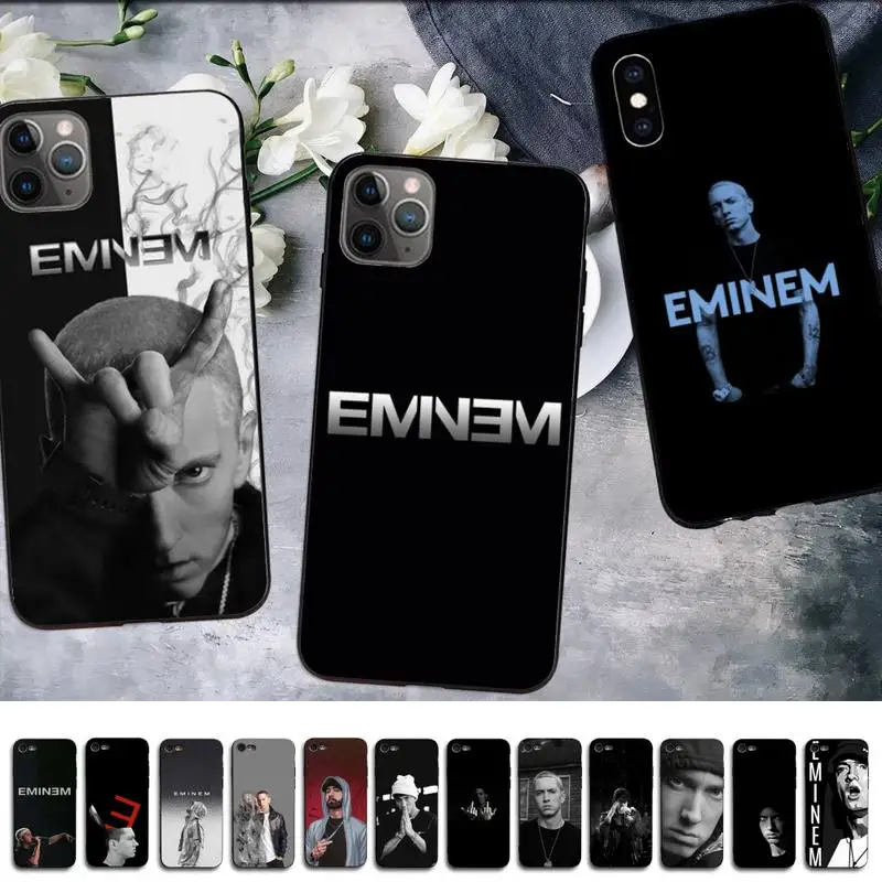 MaiYaCa Hip Hop Rapper Eminem rap Phone Case for iPhone 11 12 13 mini pro XS MAX 8 7 6 6S Plus X 5S SE 2020 XR case