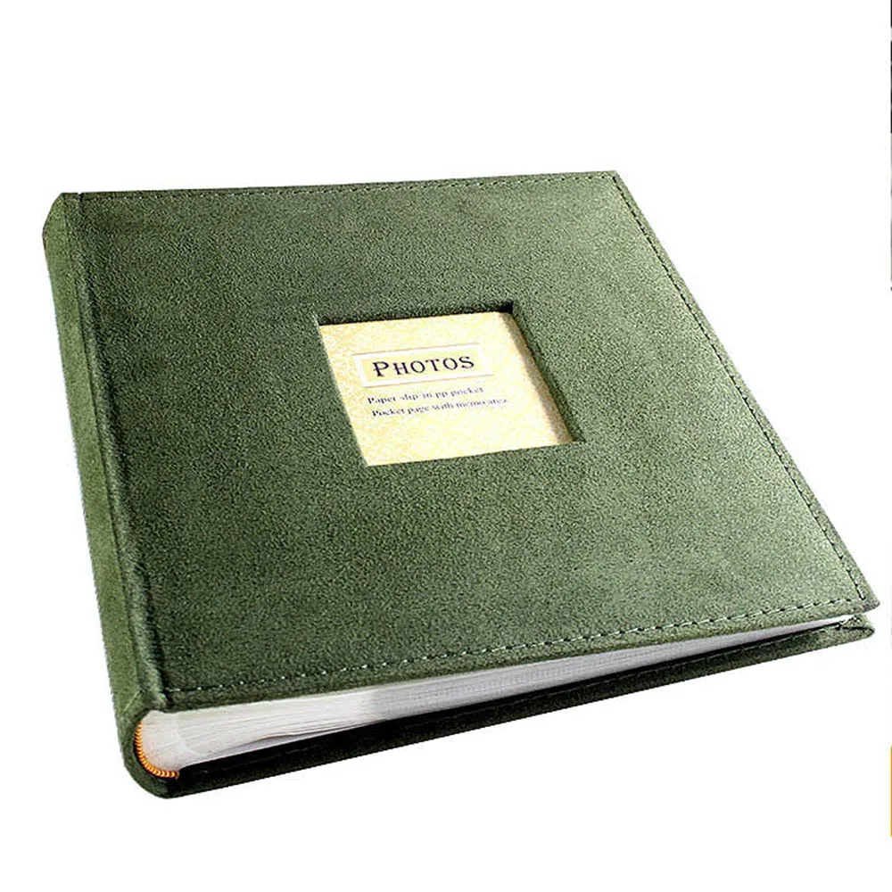 Interstitial Photo Album with 200 Pockets, Scrapbook, Wedding Commemorative, Family Memory, Pictures Storage, 4R, 6\