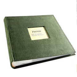 Interstitial Photo Album with 200 Pockets, Scrapbook, Wedding Commemorative, Family Memory, Pictures Storage, 4R, 6