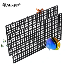 Plastic Aquarium Grid Divider Tray Fish Tank Bottom Isolation Board Egg Crate Louvre For Mixed Breeding Filter Water System