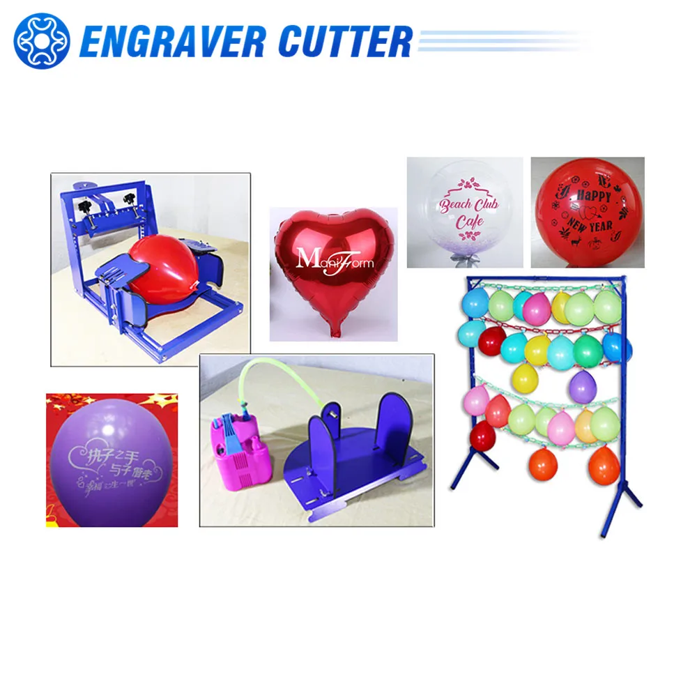 Manual Balloon Screen Printing Machine Kit for Wedding Party Baby Shower Christmas Birthday DIY Printer Wholesale