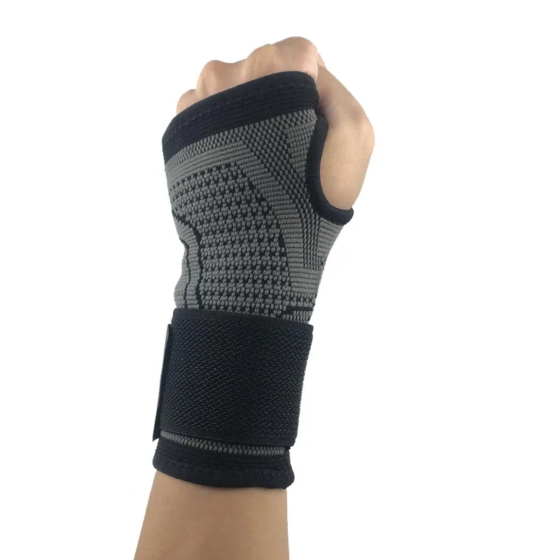 AOLIKES 1PCS Cycling Sport Wrist Support Brace With Elastic Bandage Compress For Fitness Gym Weightlifting Hand Palm Protector