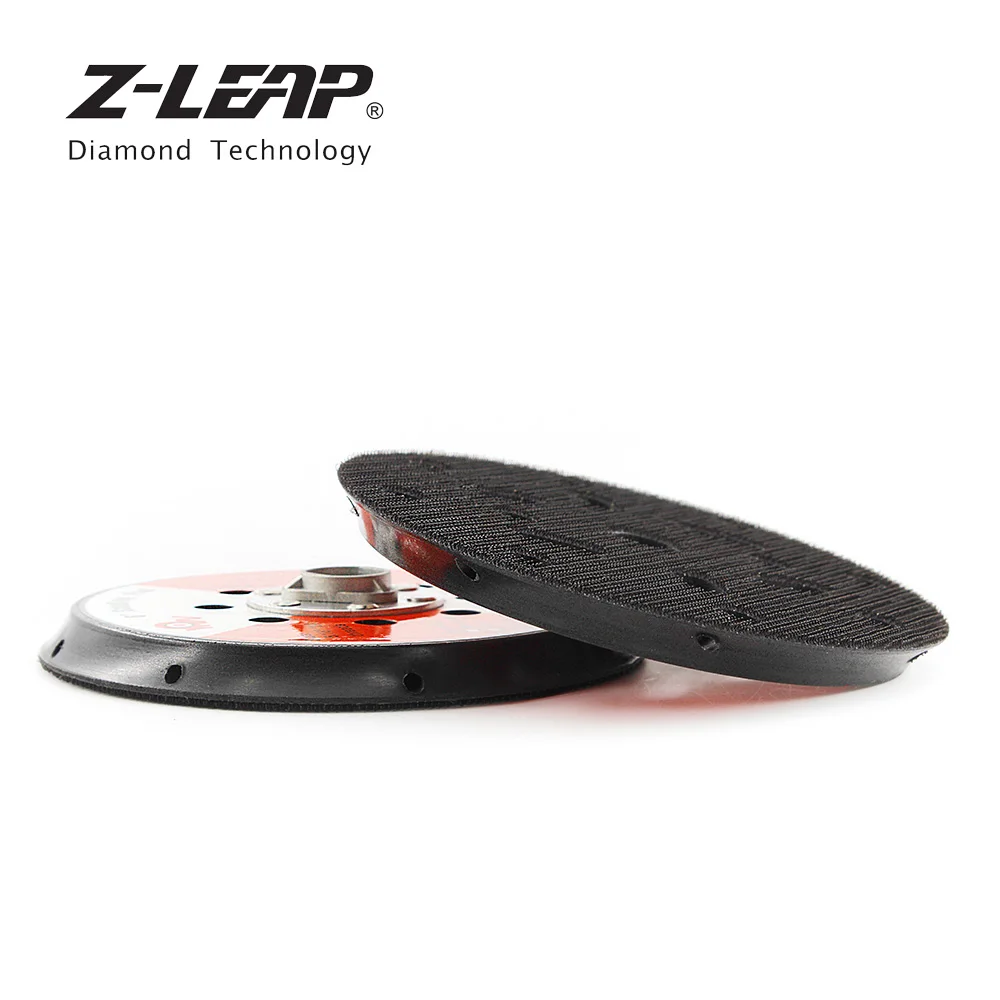 Z-LEAP 1PC 6" Random Orbit Sanding Pad Backer Plate 5/6"*24 Thread Backing Pad For Air Sander Angle Grinder Grinding Power Tools