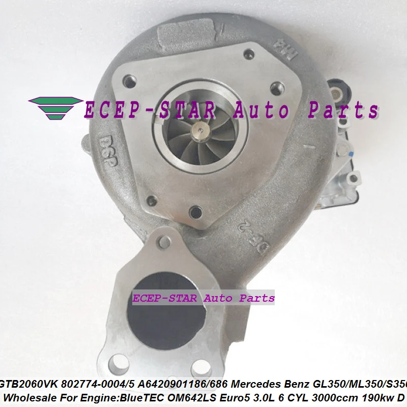 

Full Turbo GTB2060VK 802774 802774-0004 A6420901686 For Mercedes Benz GL350 ML S350 BlueTEC OM642LS 3.0L A6420901186 802774-0005