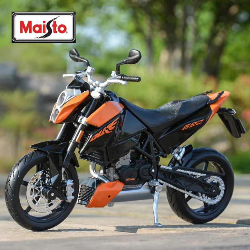 Maisto 1:12 KTM 690 Duke Orange Die Cast veicoli hobby da collezione modello di moto giocattoli