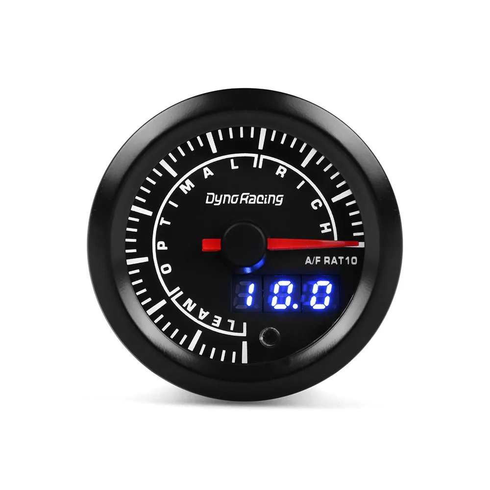 2 "52mm 7 Kleuren LED Dual Display Boost gauge watertemperatuur olietemperatuur oliedruk Voltmeter luchtbrandstofverhouding EGT Toerenteller Auto Gauge - afbeelding 1