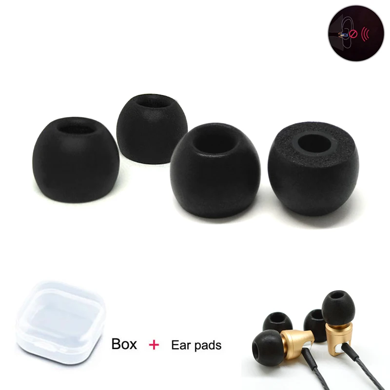 スポンジイヤホンTS-200,1ペア,ラウンド,スロー抵抗付きメモリー,コットン4.5mm s/m/l,4.5mm-5.5mm