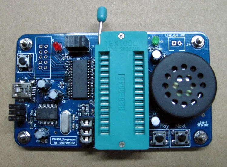 ISD 1700 1730 1760 1790 17240 Voice Downloader USB Programmer Copy Module