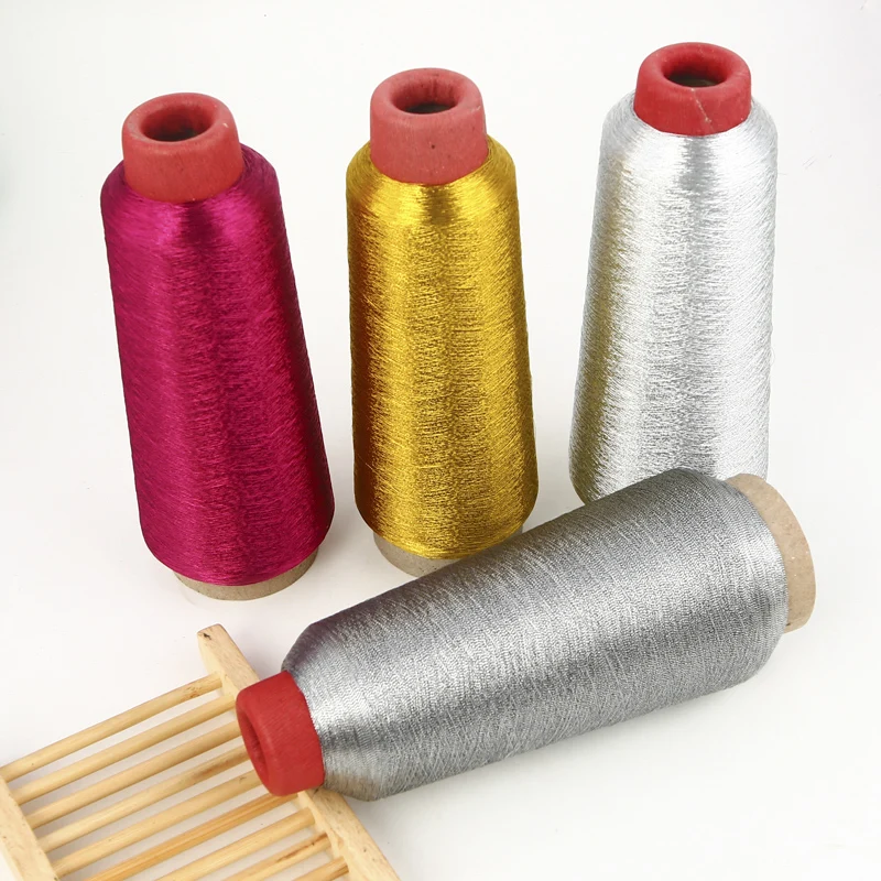 3600 M / roll Gold And Silver Thread Computer Embroidery Thread DIY Hand Cross Stitch Gold Metal Wire Gold Silver Bright
