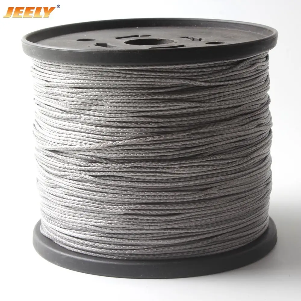 JEELY 10m 2mm 12 weaves 480kg Uhmwpe rope for fishing spearfishing and whoopie sling