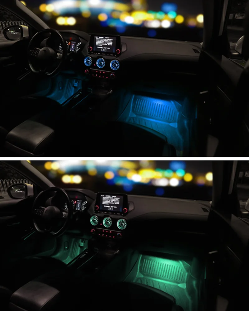 Car ambient light Suitable for Nissan Sentra Luminous vent 64-color atmosphere light Interior modification Original installation