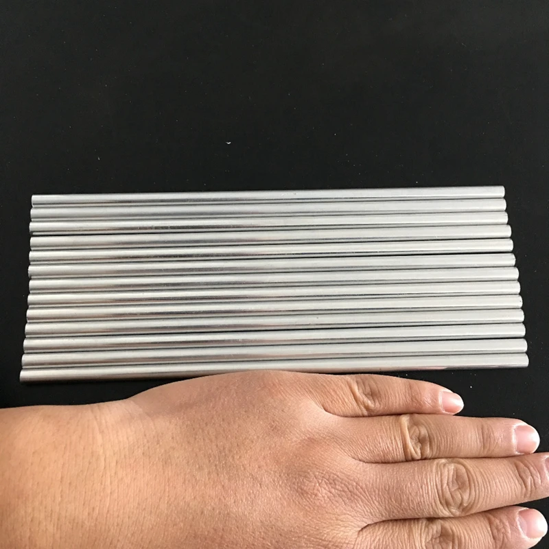 4 Stks/partij Od 6Mm Id 4Mm Lengte 200Mm Aluminium Pijp Holle Ronde Buis Voor Diy Model Maken aangepaste Serice