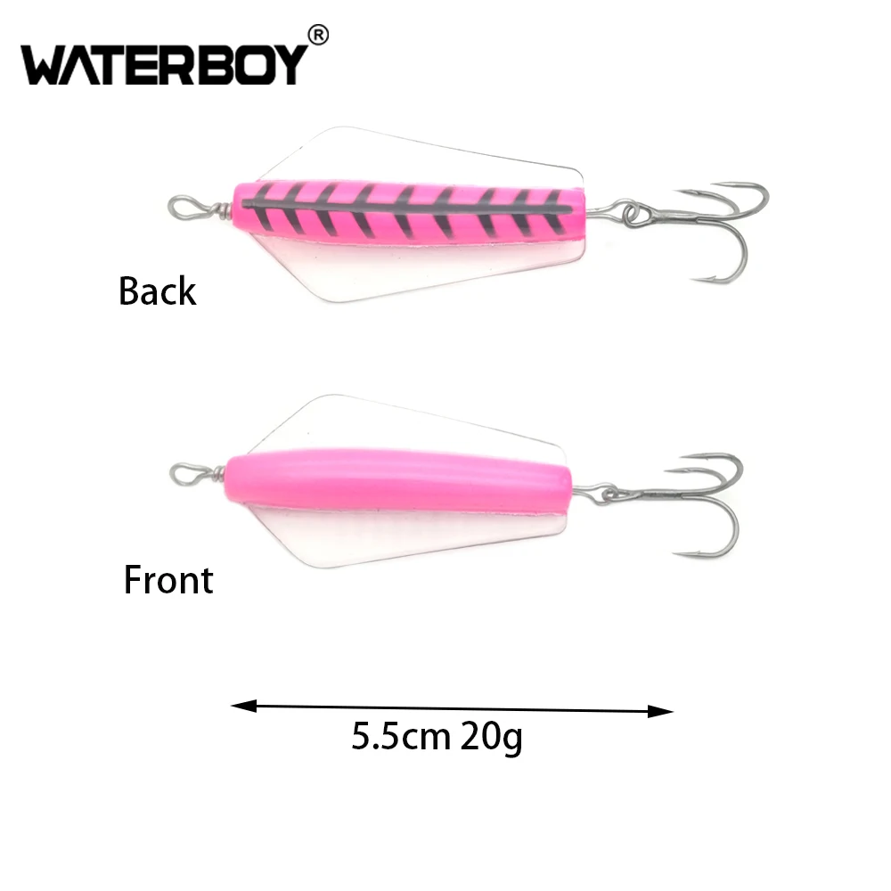 WATERBOY TW 5,5 cm 20g Teufel Angeln Locken VIB Kunststoff Salzwasser Süßwasser Canberra Mörder Tasmanian Salmon Pike Walleye Bass Köder – Detail 23