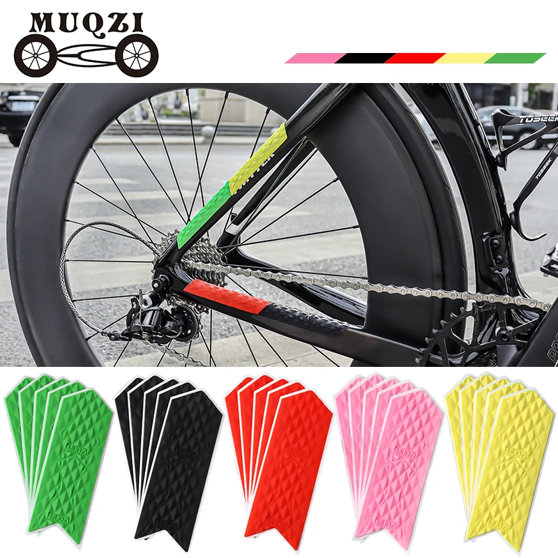 MUQZI 5pcs Frame Protection Tape Bicycle Frame Guard Chain Protector Sticker For Mountain Road Bike