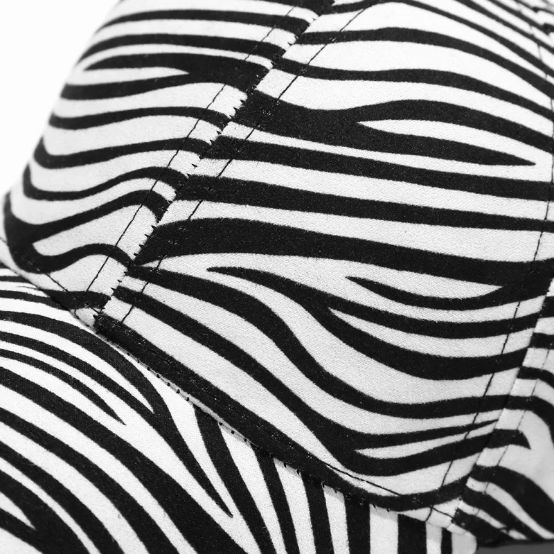 2021 Four Seasons Leopard Zebra Print Cotton Baseball Cap Adjustable Snapback Hats for Men and Women 236