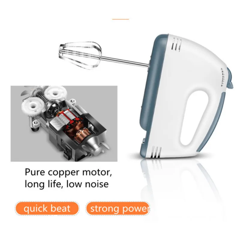 Multifunctional 7 Speed Mini Mixer Electric Food Blender Handheld Mixer Egg Beater Automatic Cream Food Cake Baking Dough Stir