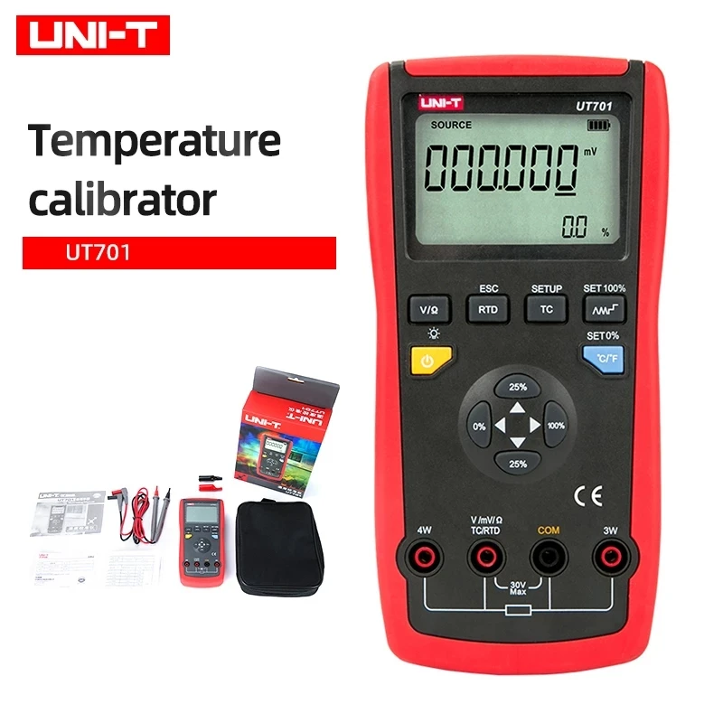 

UNI-T UT701 temperature calibrator handheld high-precision and high-stability thermocouple calibrator