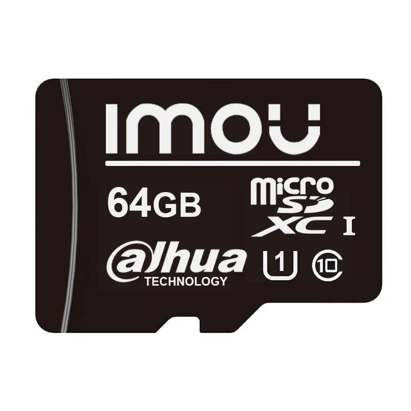 IMOU-Carte Micro SD 64 Go, Classe 10, Haute Vitesse, Flash Portable, Carte TF pour Caméra de permission, Original