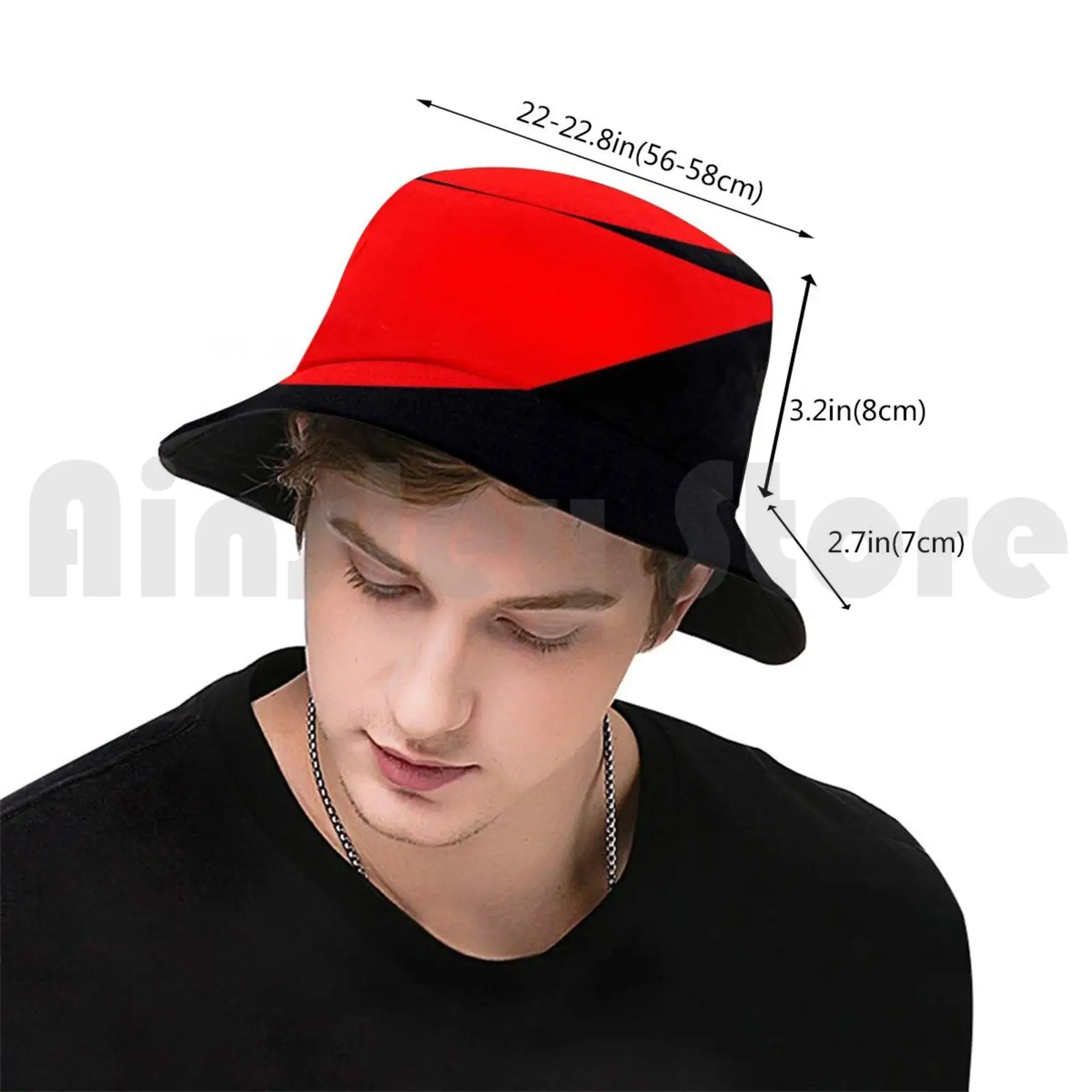 Red N Black Flag Sun Hat Black Red Anarchist Communist Anarcho Communism Syndicalism Syndicalist