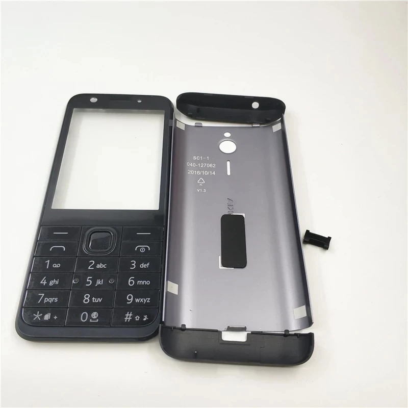 For Nokia 230 230ds RM-1172 RM-1126 New Full Complete Mobile Phone Housing Cover Case+English Keypad