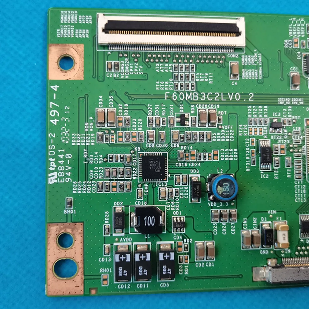 Tablica logiczna F60MB3C2LV0.2 LJ94-03503E LJ94-03503F do 52-cal L52H78FR ekran LTA520HB13 T-CON LVDS pokładzie