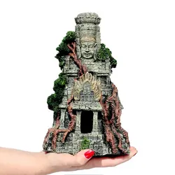 Home Aquarium Ornament Stone Buddha Resin Figurines Aquarium  Fish Tank Aquarium Decoration Accessories Protection Decorations