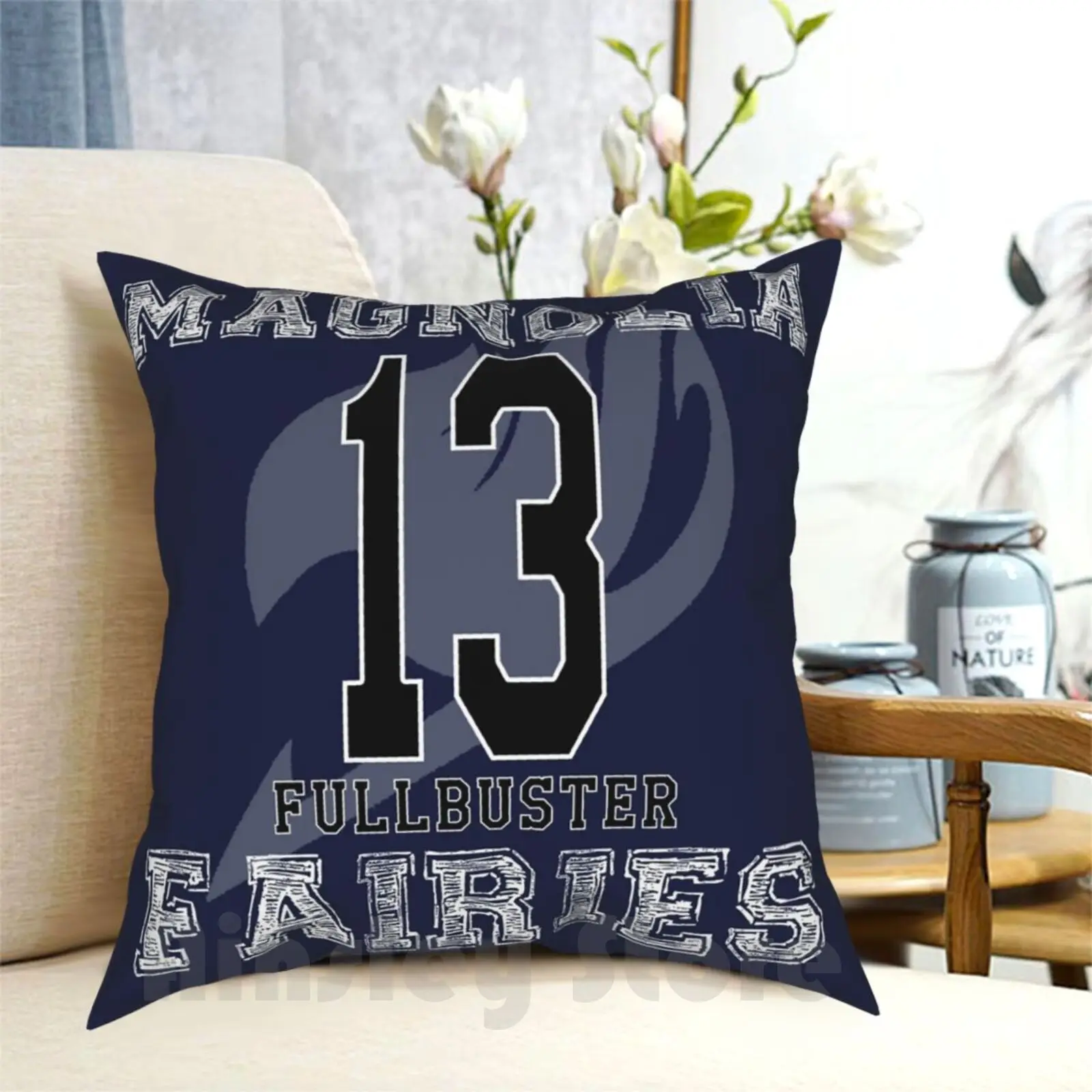 Magnolia Sports-Fullbuster Pillow Case Printed Home Soft DIY Pillow cover Fairy Tail Fairy Tale Hiro Mashima Guild Wizard