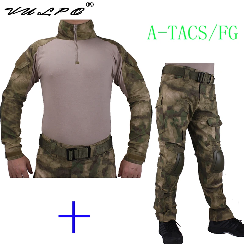 Uniforme combate BDU verde woodland con coderas y rodilleras - imagen 2