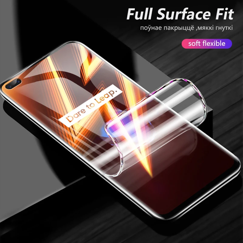 9H HD Hydrogel Film for Realme XT X Q C1 C2 Protective for Realme X2 Pro U1 Screen Protector OPPO Phone Not Tempered Glass