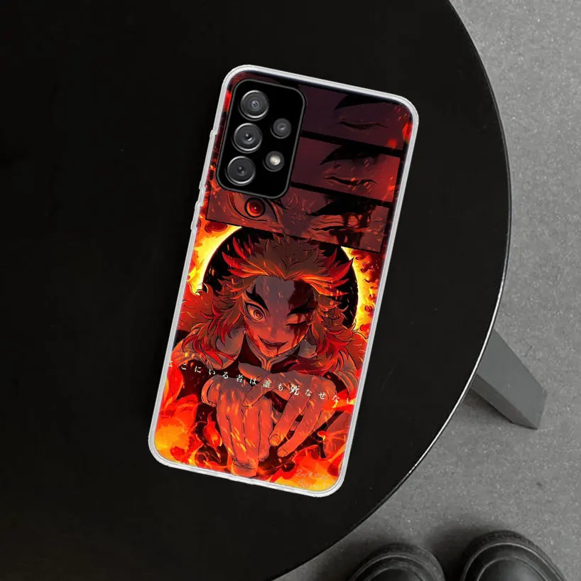 Rengoku Kyoujurou Demon Slayer Kimetsu no Yaiba Phone Case Cover For Samsung Galaxy A51 A71 A50 A70 A40 A30S A20E A10 A41 A31 A2